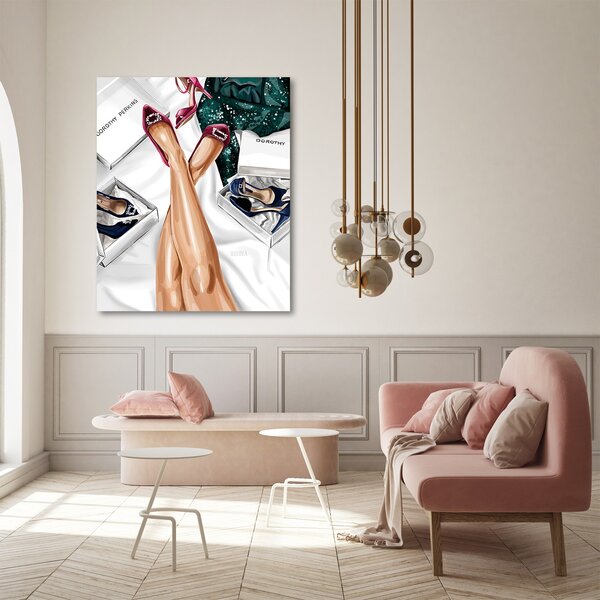 Obraz na plátně Kolekce obuvi Dorothy Perkins - Svetlana Gracheva Rozměry: 40 x 60 cm