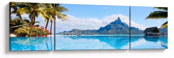 Obraz - Bora-Bora, Francouzská Polynésie (170x50 cm)