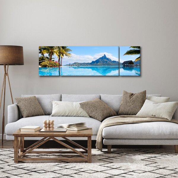 Obraz - Bora-Bora, Francouzská Polynésie (170x50 cm)