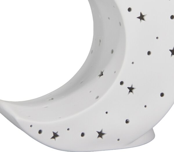 ONLI - Stolní lampa PORCELLANA 1xE14/6W/230V 21 cm měsíc