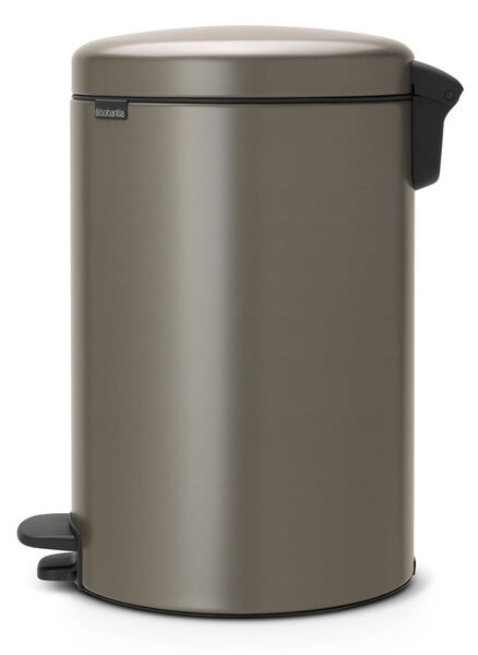 Šedý nášlapný ocelový odpadkový koš 20 l NewIcon – Brabantia