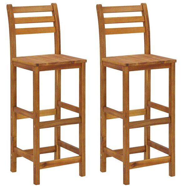 3dílný zahradní barový set masivní akáciové dřevo 3116004