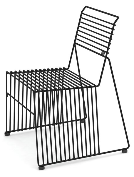 111 Furniture Stohovatelná designová židle Vera Barva: Černá matná