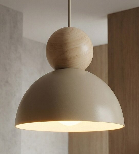 Závěsné svítidlo KAKI 3 – moka, 3× E27, šířka 73 cm