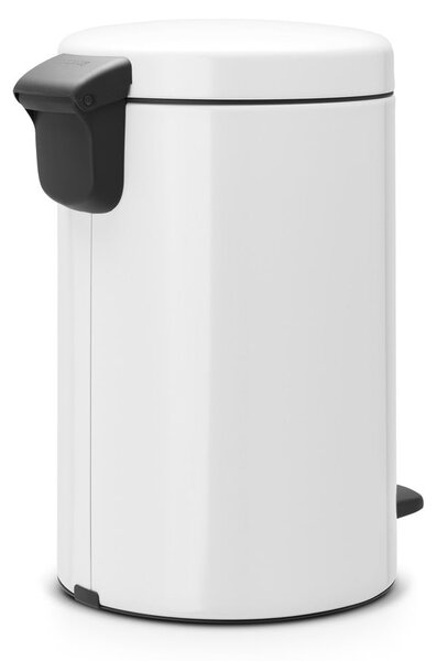 Bílý nášlapný ocelový odpadkový koš 12 l NewIcon – Brabantia