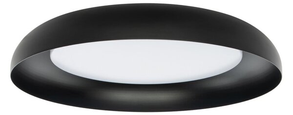 Stropní Lampa Lindby, Florie, Černá, Obývací pokoj, Plast, Moderní