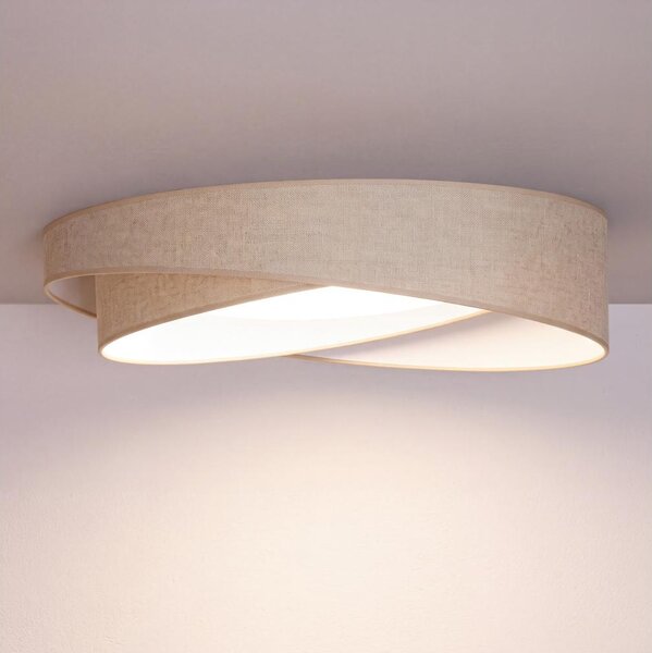 BRILAGI - LED Stropní svítidlo VELVET TWIST LED/24W/230V 4000K pr. 55 cm béžová