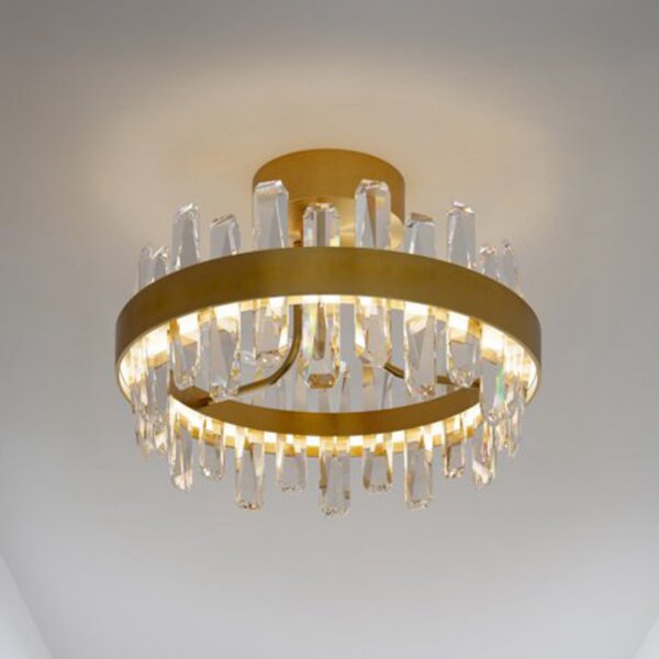 Stropní Lampa By Rydéns, Triumph, stmívatelné, Transparentní, Obývací pokoj, Sklo, Moderní