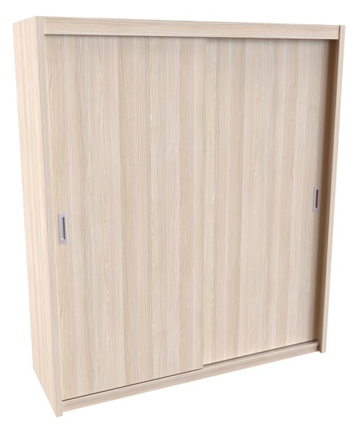 Skříň MIA XL s posuvnými dveřmi Bílá, Šířka: 120 cm