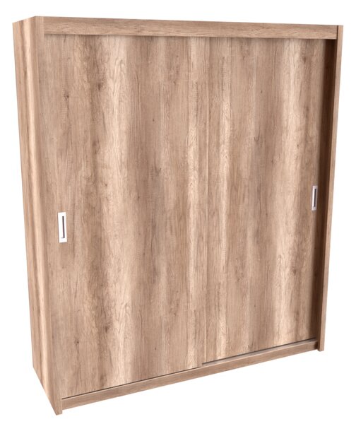 Skříň MIA XL s posuvnými dveřmi Bílá, Šířka: 120 cm