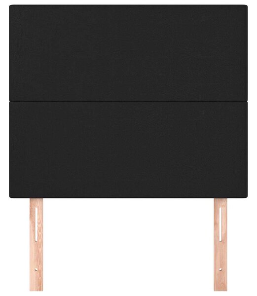 Čelo postele černé 90x5x118/128 cm umělá kůže 3116130