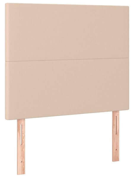 Čelo postele Cappuccino 90x5x118/128 cm umělá kůže 3116135