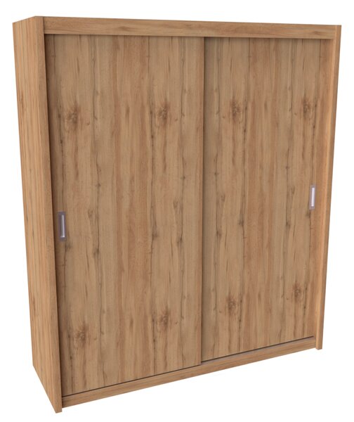 Skříň MIA XL s posuvnými dveřmi Bílá, Šířka: 120 cm