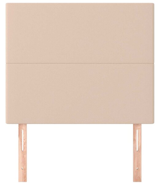 Čelo postele Cappuccino 90x5x118/128 cm umělá kůže 3116135