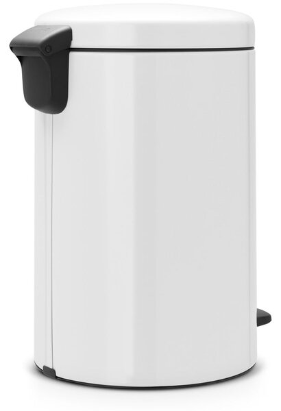 Bílý nášlapný ocelový odpadkový koš 20 l NewIcon – Brabantia