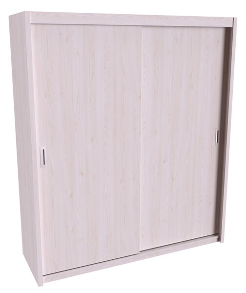 Skříň MIA XL s posuvnými dveřmi Bílá, Šířka: 120 cm