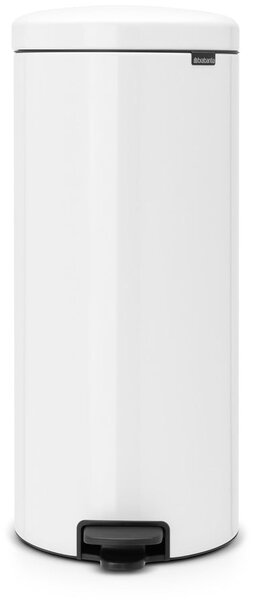 Bílý nášlapný ocelový odpadkový koš 30 l NewIcon – Brabantia