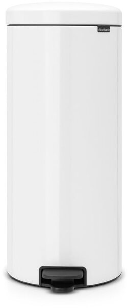 Bílý nášlapný ocelový odpadkový koš 30 l NewIcon – Brabantia