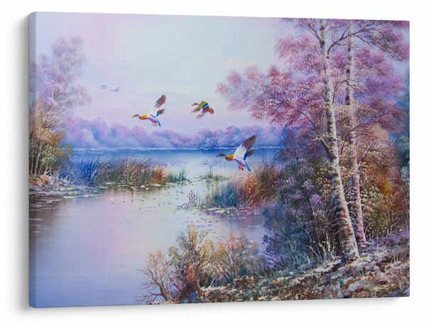 Obraz - Přichází podzim, olejomalba (70x50 cm)