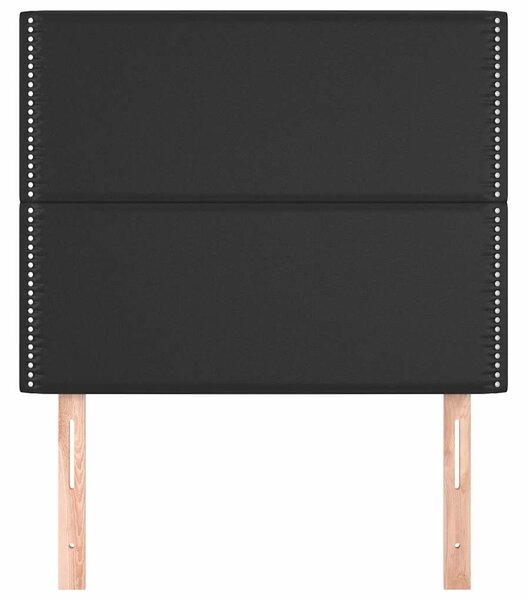 Čelo postele černé 90x5x118/128 cm umělá kůže 3116270