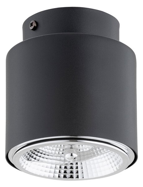 Stropní svítidlo NANO 1 – černé, 1× GU10 AR111, šířka 12 cm
