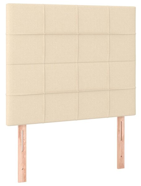 Box spring postel s matrací krémová 80 x 200 cm textil 3131390