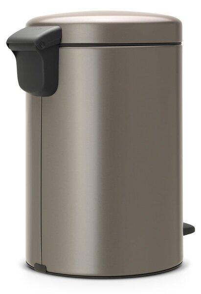 Šedý nášlapný ocelový odpadkový koš 12 l NewIcon – Brabantia