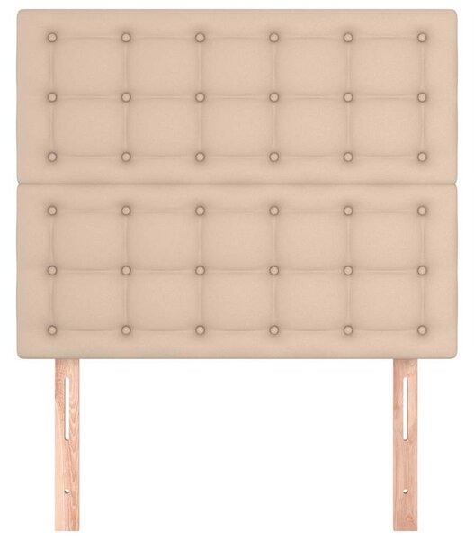 Čelo postele Cappuccino 100x5x118/128 cm umělá kůže 3116421