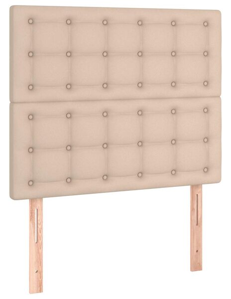 Čelo postele Cappuccino 100x5x118/128 cm umělá kůže 3116421