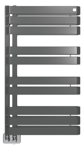 Terma Warp S koupelnový radiátor designově 85x50 cm černá WGWAS085050KS95GD