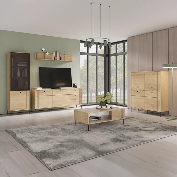 COLEN VITRINA 1D1W DUB CREMONA NA OBJEDNAVKU