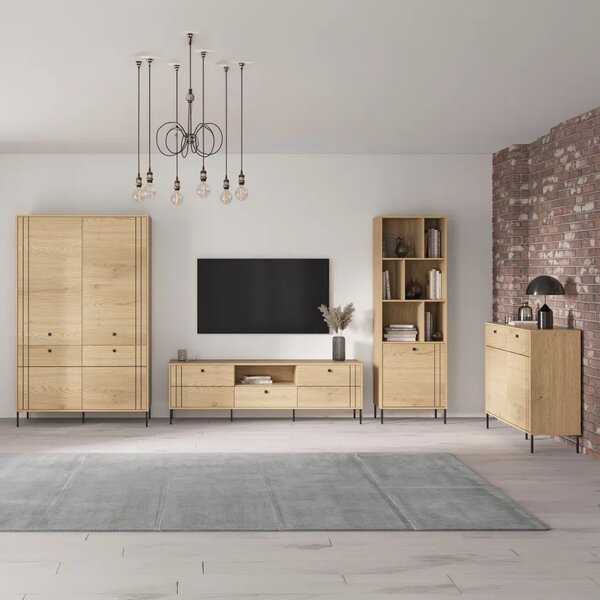 COLEN VITRINA 1D1W DUB CREMONA NA OBJEDNAVKU