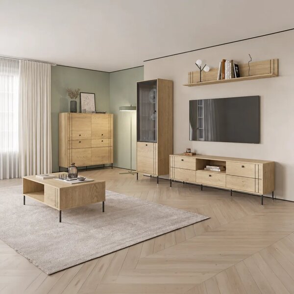 COLEN VITRINA 1D1W DUB CREMONA NA OBJEDNAVKU