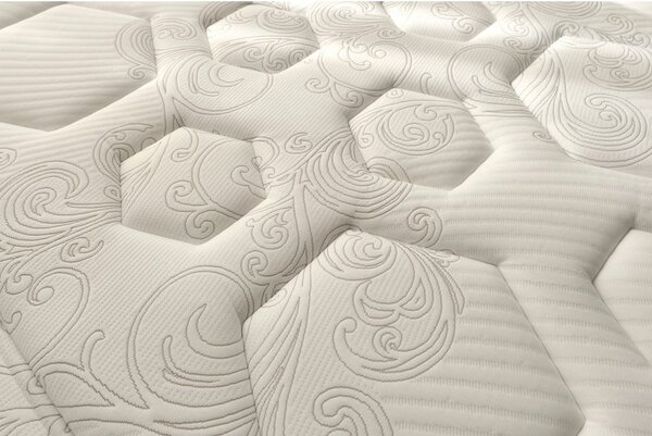 Tvrdá/středně tvrdá pružinová oboustranná termoregulační matrace 180x200 cm Hexaflex Bagged Springs Gel – Moonia