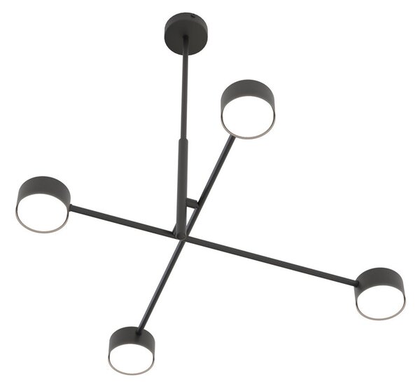 Stropní svítidlo NATSU 4 – černé, 4× GX53, šířka 64 cm