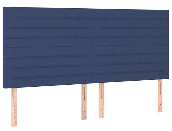 Box spring postel s matrací modrá 160x200 cm textil 3128619