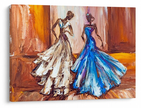 Obraz - Tanečnice, olejomalba (70x50 cm)