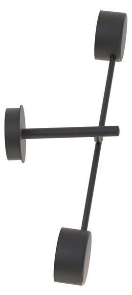 Nástěnné svítidlo NATSU K2 – černé, 2× GX53, šířka 46 cm