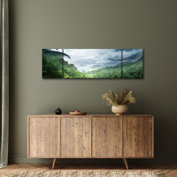 Obraz - Seychelská jungle (170x50 cm)