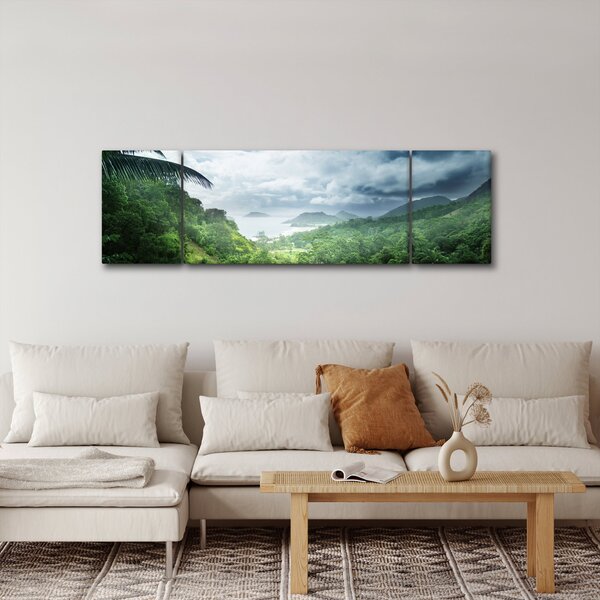 Obraz - Seychelská jungle (170x50 cm)