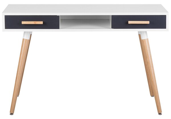Pracovní stůl FRISCO Šedá 120 cm 45 cm se zásuvkami