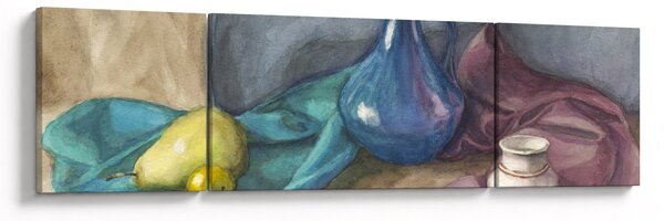 Obraz - Malované zátiší (170x50 cm)