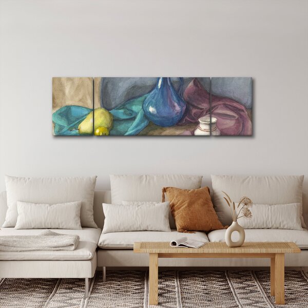 Obraz - Malované zátiší (170x50 cm)