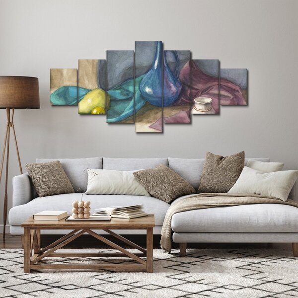 Obraz - Malované zátiší (210x100 cm)