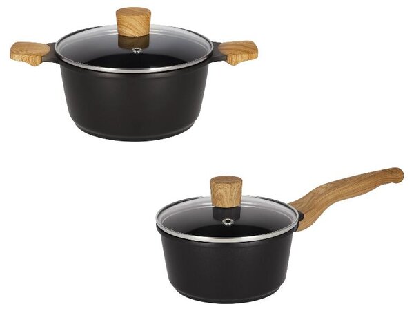 Silvercrest® Hrnec z hliníkové litiny, Ø 20 cm / Rendlík z hliníkové litiny, Ø 16 cm (100405242)
