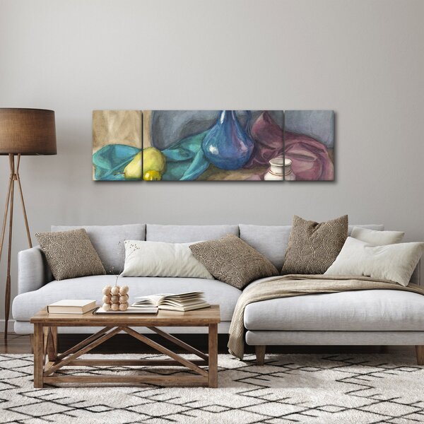 Obraz - Malované zátiší (170x50 cm)