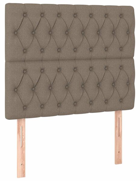 Box spring postel s matrací taupe 90x190 cm textil 3128169