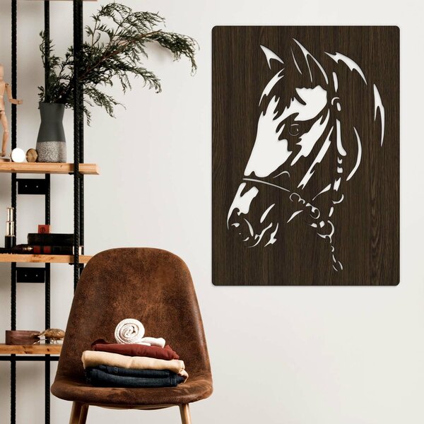 DUBLEZ | Velký dřevěný obraz na stěnu - Kůň