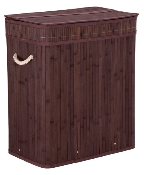 TZB Bambusový koš na prádlo SOREN II 100 l wenge