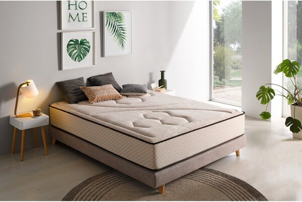 Tvrdá/středně tvrdá pěnová oboustranná termoregulační matrace 180x200 cm Tempus Gold – Moonia
